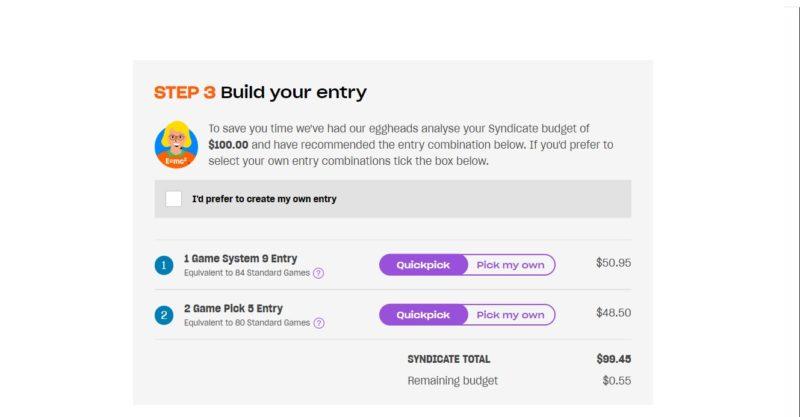 Build your entry